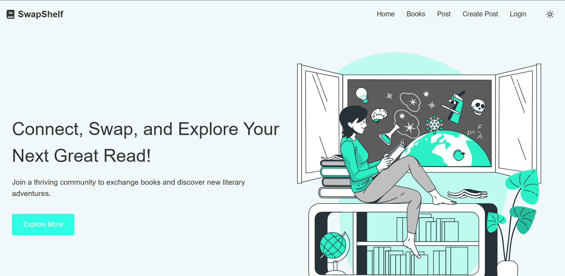 SwapShelf - Application Screenshot